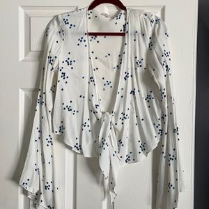 White blouse perfect for summer!